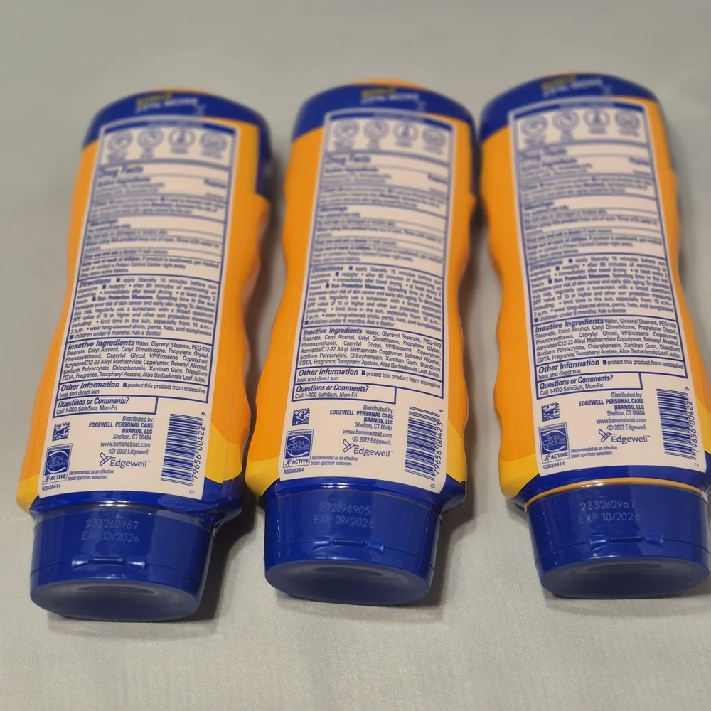 Banana Republic Sport Ultra Sunscreen (2) 30SPF (1) 50 SPF EXP 9/2026 & 10/2026-